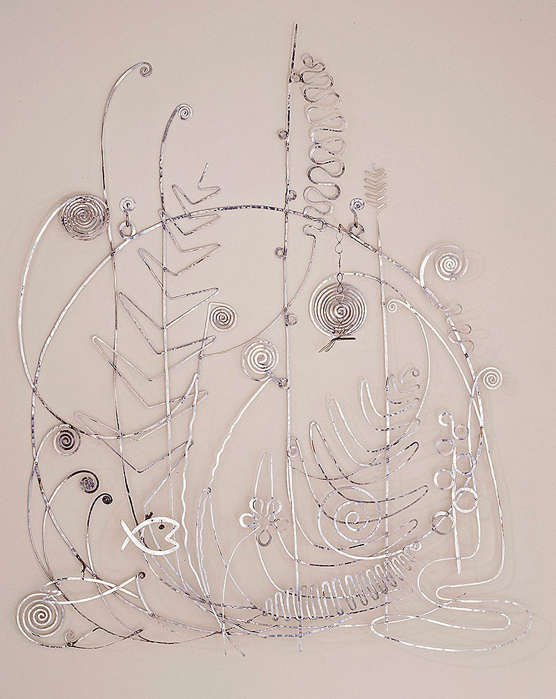 Alexander Calder, Silver Bed Head, 1945 – The Solomon R. Guggenheim Foundation Peggy Guggenheim Collection, Venice, 1976 © 2018 Calder Foundation, New York/Artists Rights Society (ARS), New York.