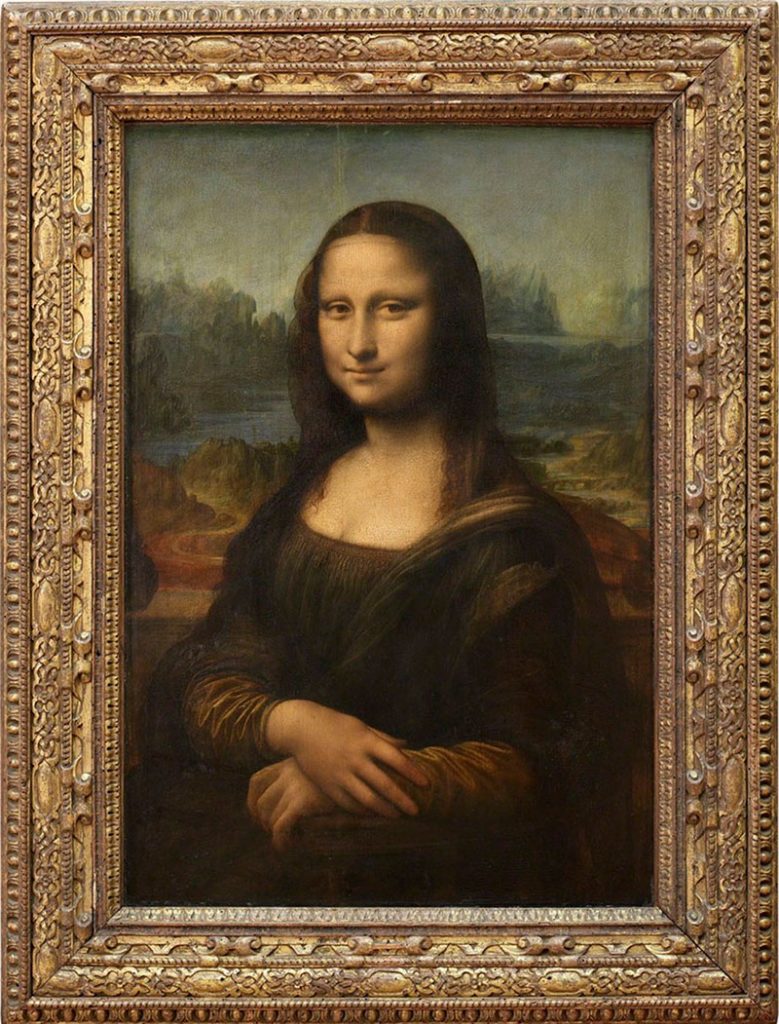 Leonardo da Vinci, Wife of Francesco del Giocondo, called Mona Lisa or la Joconde (1503-1506)