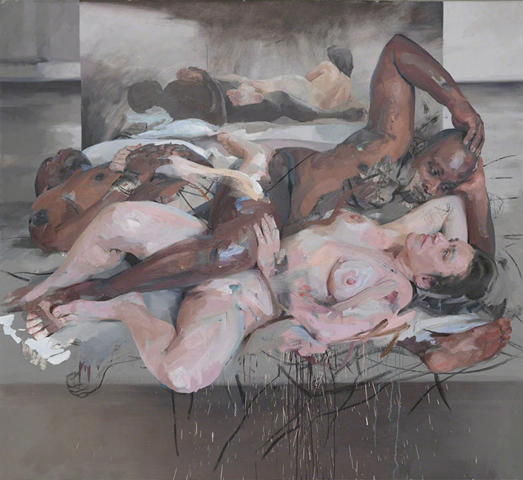 Jenny Saville, Odalisque, 2012-2014. Courtesy of Gagosian Gallery.