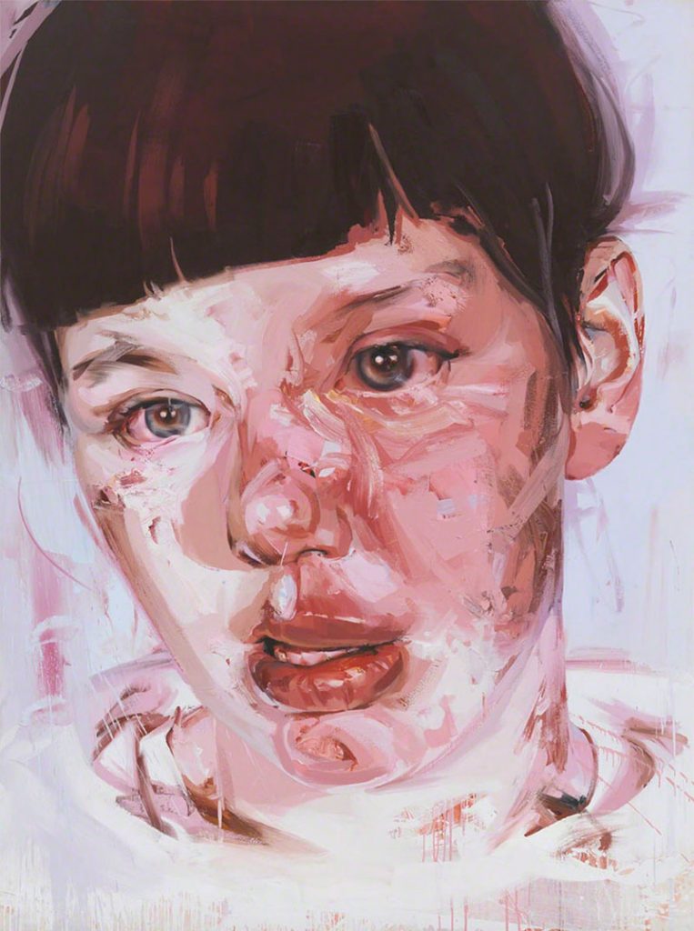 Jenny Saville, Red Stare Head IV, 2006-2011. Courtesy of Gagosian Gallery. Photography by Mike Bruce.
