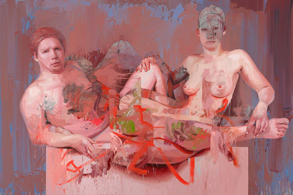 Jenny Saville, Vis & Ramin I, 2018. Courtesy Gagosian Gallery. Photography by Mike Bruce.