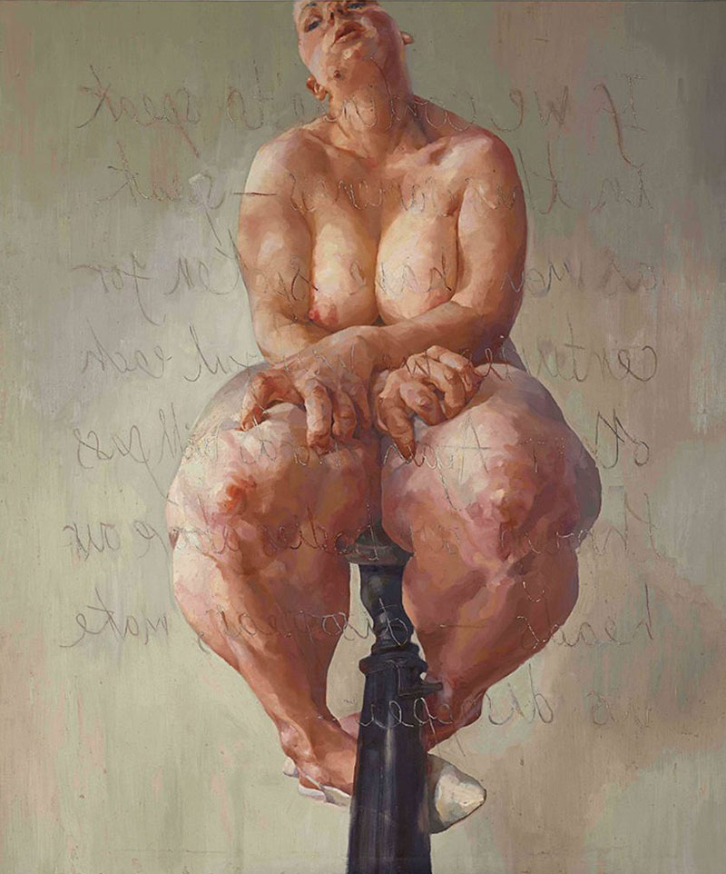 Jenny Saville, Propped (1992). Courtesy of Sotheby’s London