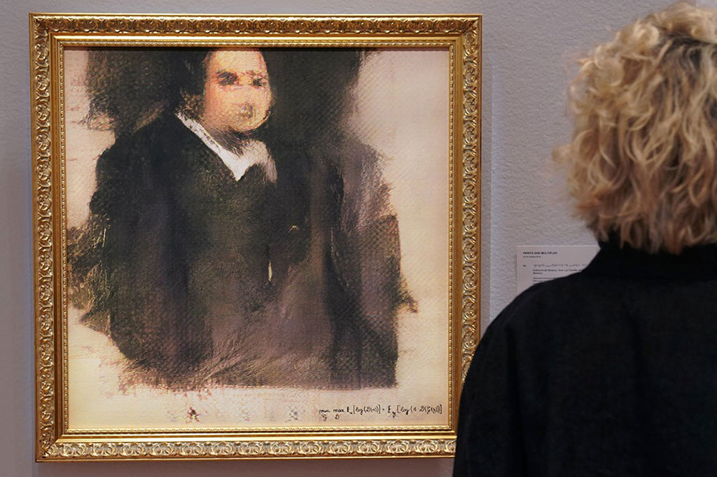 Portrait of Edmond Bellamy at Christie’s in New York. Photograph: Timothy A Clary/AFP/Getty Images.